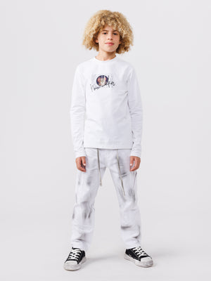 LONG FASHION SLEEVE T White / 14