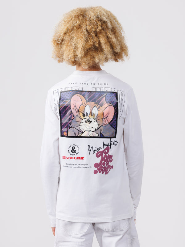 LONG FASHION SLEEVE T White / 14