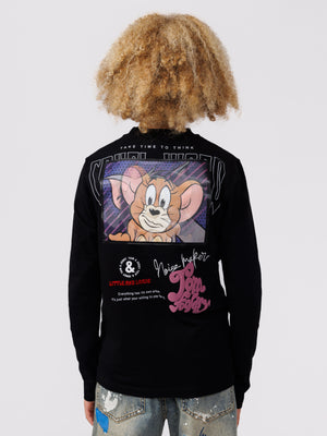 LONG FASHION SLEEVE T Black / 14