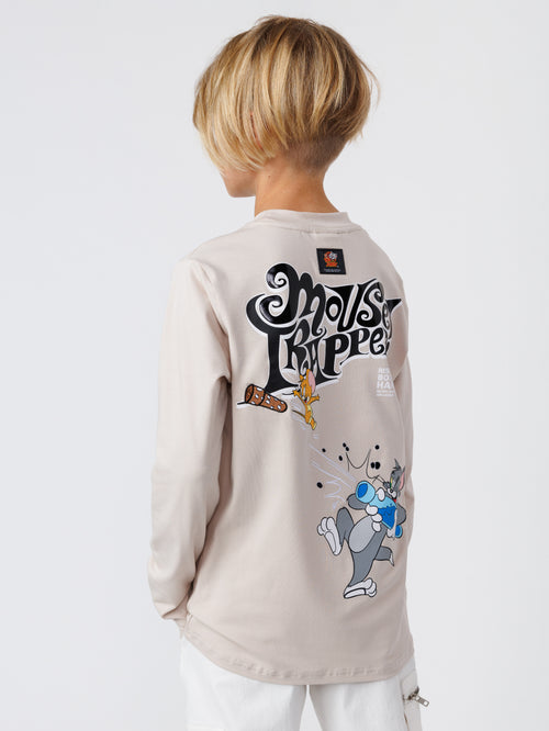 LONG FASHION SLEEVE T Beige / 14