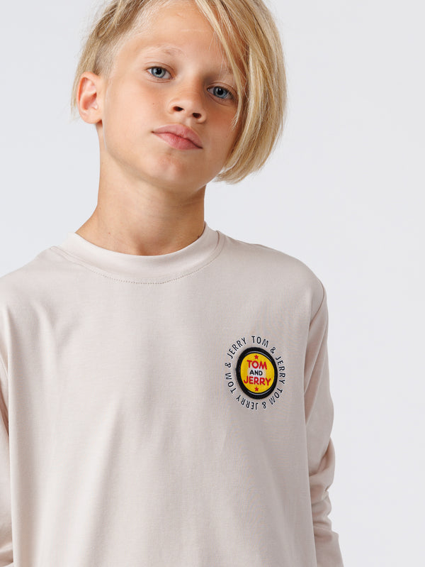 LONG FASHION SLEEVE T Beige / 14