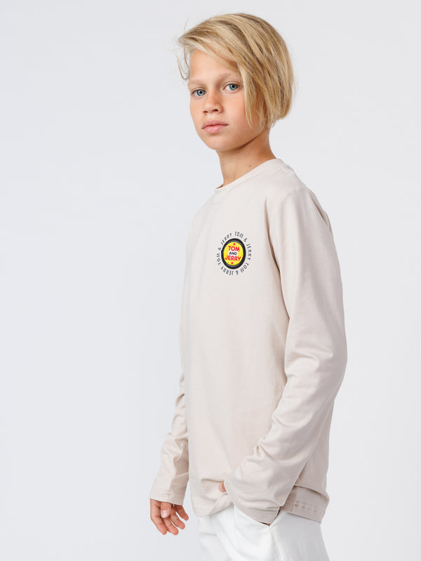 LONG FASHION SLEEVE T Beige / 14
