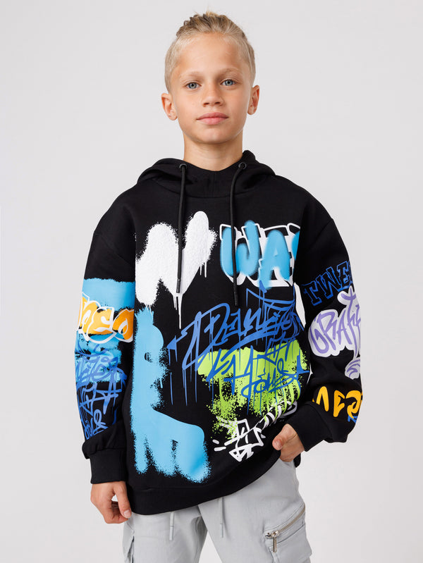 FASHION HOODIE Black / 14