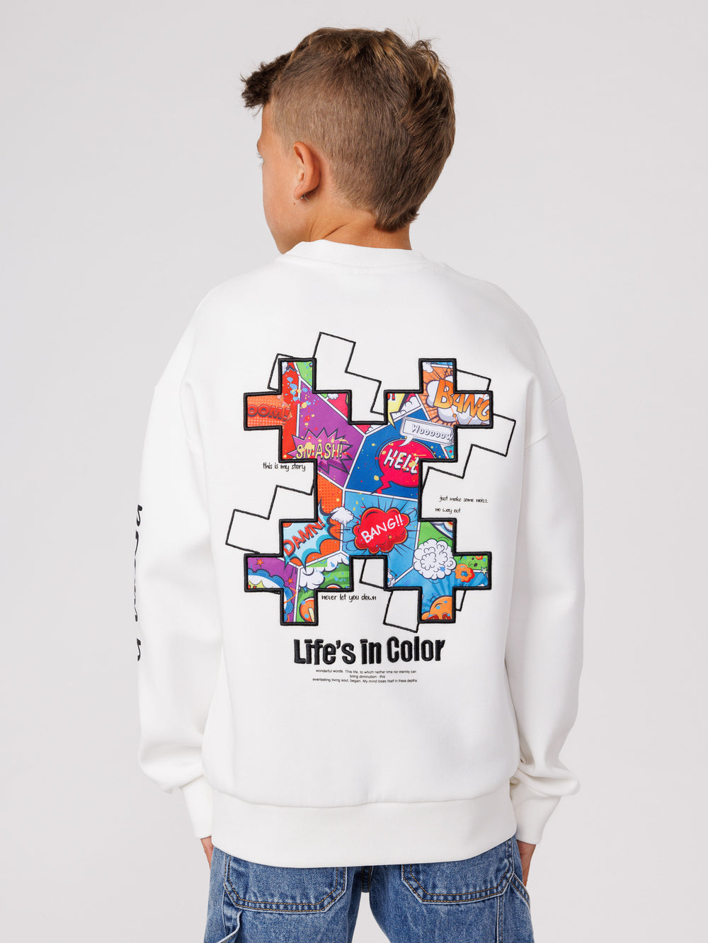 FASHION SWEATSHIRT White / 14