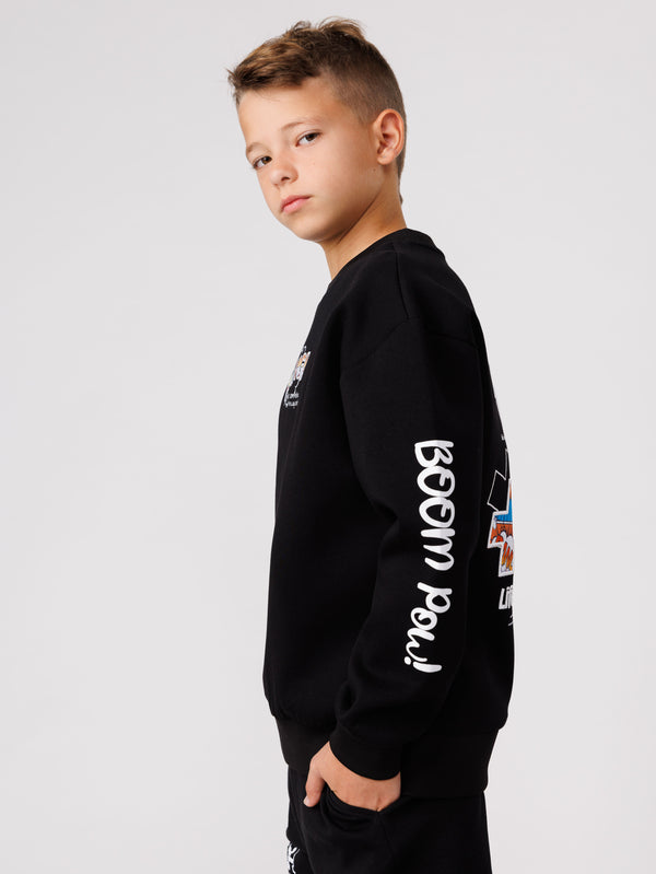 FASHION SWEATSHIRT Black / 14