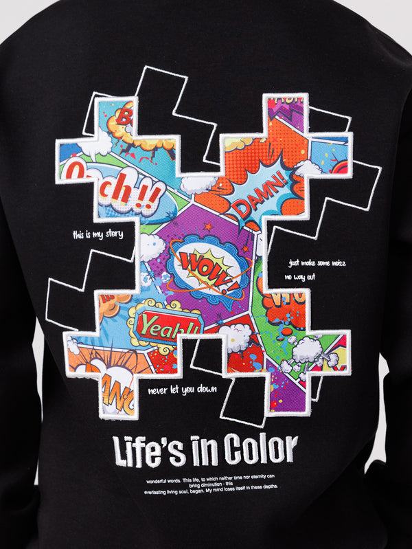 FASHION SWEATSHIRT Black / 14