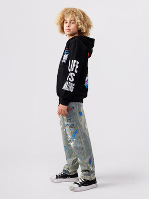 FASHION HOODIE Black / 14
