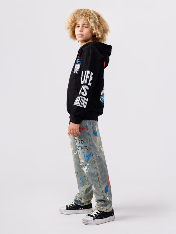 FASHION HOODIE Black / 14