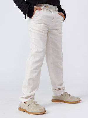 EVENING PANTS Cream / 14