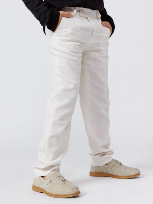 EVENING PANTS Cream / 14