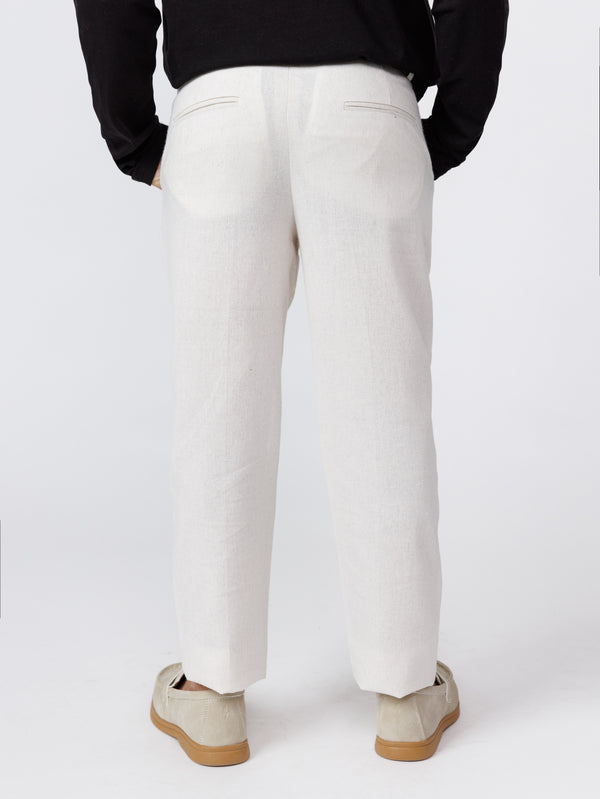 EVENING PANTS Cream / 14