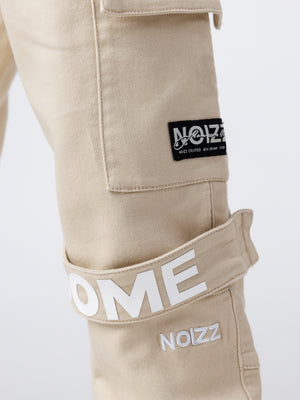 CARGO WOVEN PANTS Beige / 14