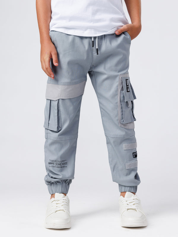 CARGO WOVEN PANTS Gray / 14