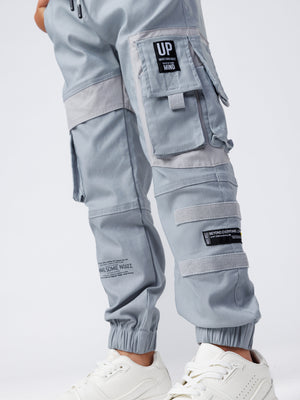 CARGO WOVEN PANTS Gray / 14