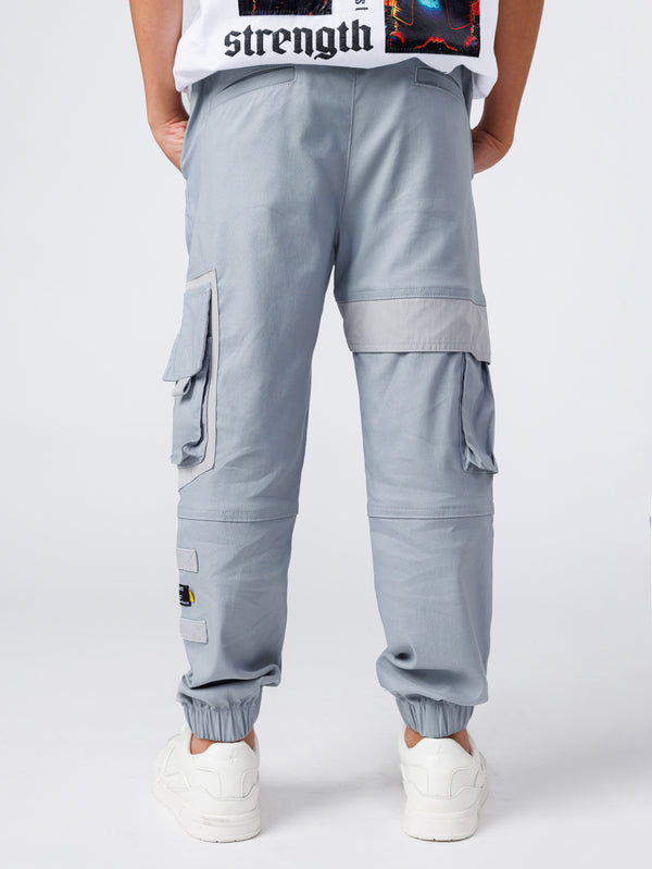 CARGO WOVEN PANTS Gray / 14