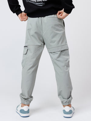 CARGO WOVEN PANTS Gray / 14
