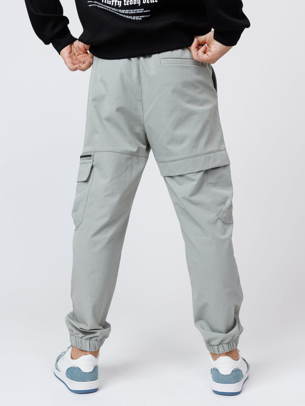 CARGO WOVEN PANTS Gray / 14