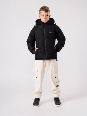 CARGO WOVEN PANTS Beige / 14