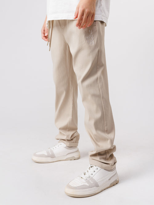 WOVEN PANTS Beige / 14