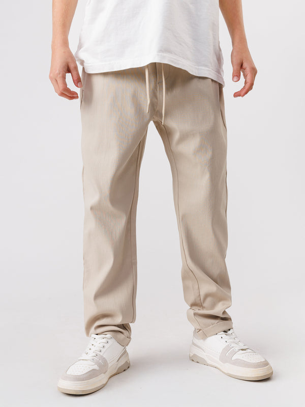 WOVEN PANTS Beige / 14