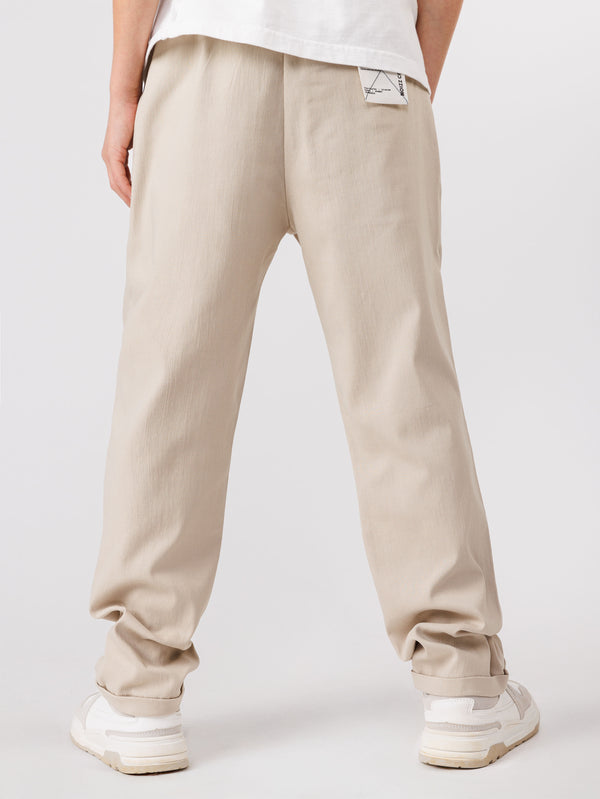 WOVEN PANTS Beige / 14