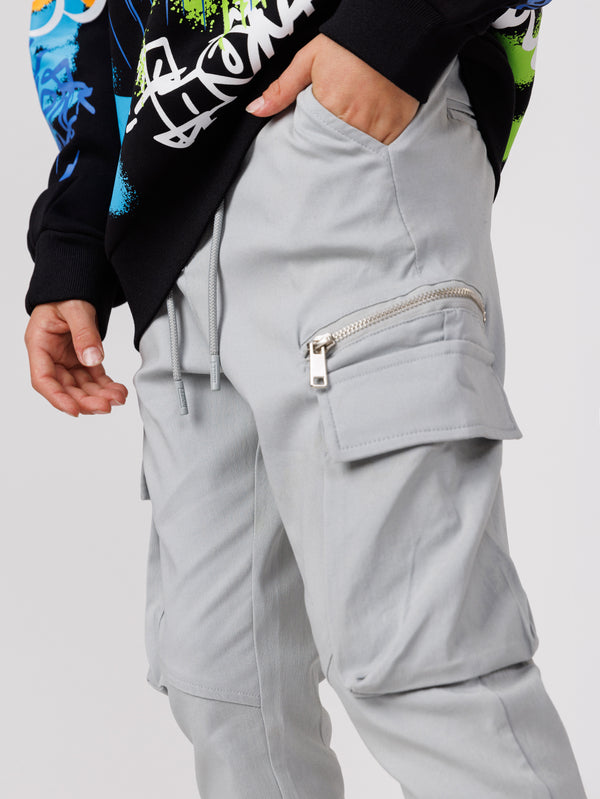 EVENING PANTS Gray / 14