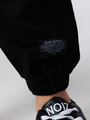 CARGO WOVEN PANTS Black / 14