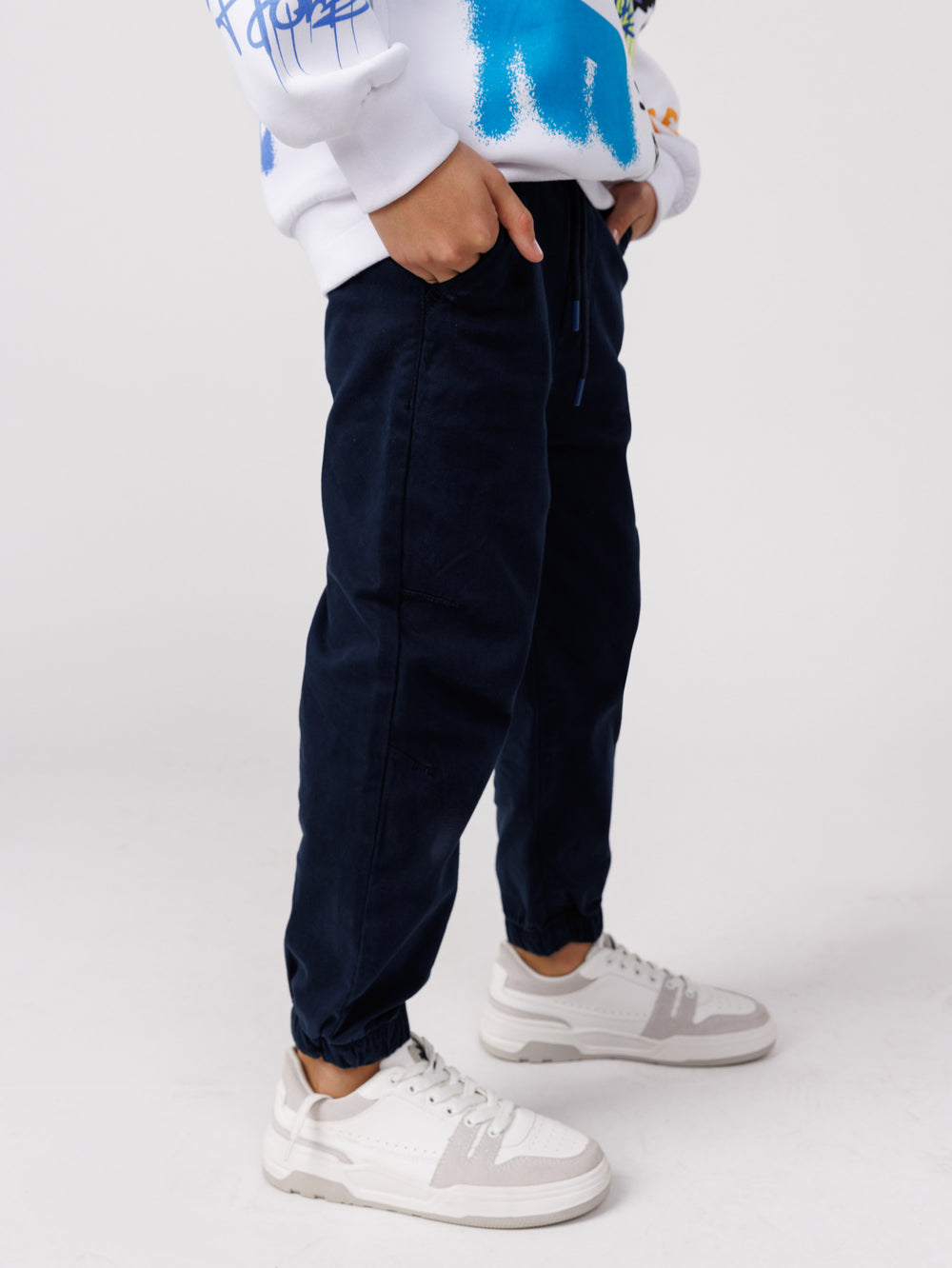 WOVEN PANTS Navy / 14