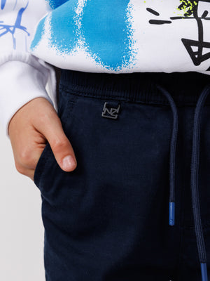 WOVEN PANTS Navy / 14