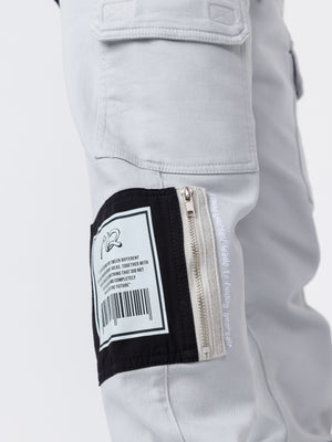 CARGO WOVEN PANTS Gray / 14