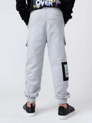 CARGO WOVEN PANTS Gray / 14