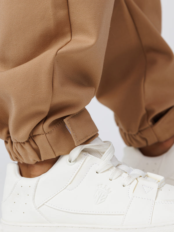 CARGO WOVEN PANTS Beige / 14