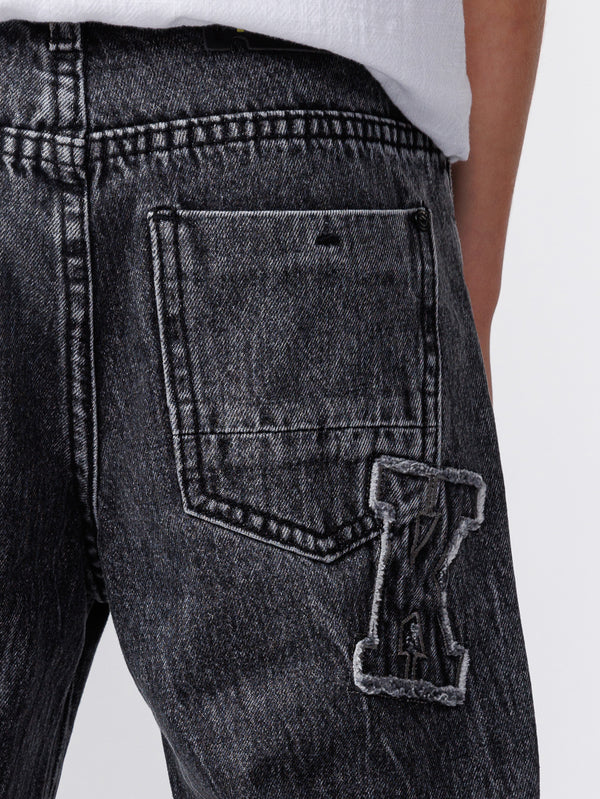 FASHION JEANS Scrubbed Black / 14