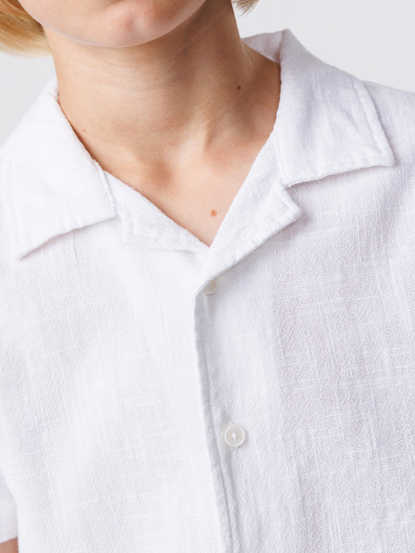 SHORT BUTTONNED SHIRTS White / 14