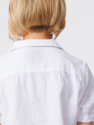 SHORT BUTTONNED SHIRTS White / 14