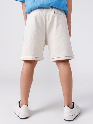 JOGG JEANS BERMUDA Cream / 14