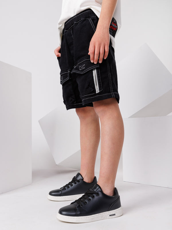 JOGG JEANS BERMUDA Black / 14