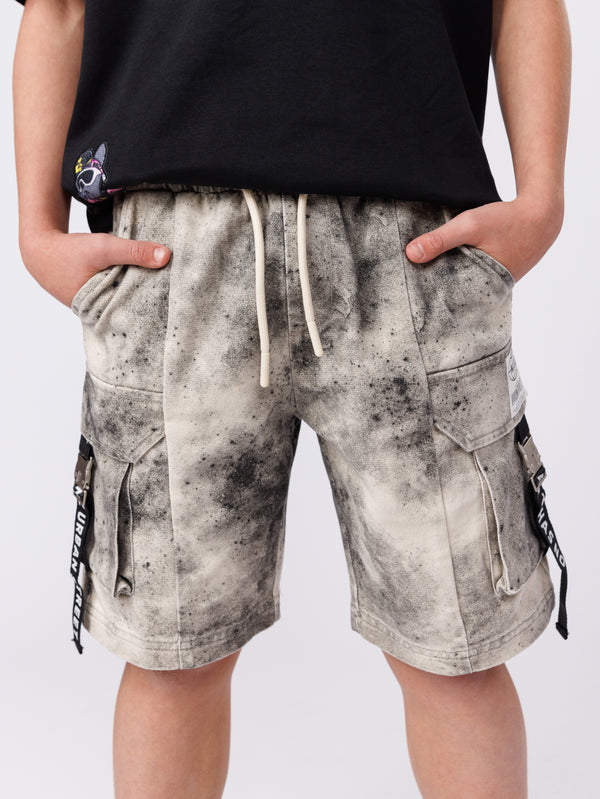 WOVEN BERMUDA Dark Gray / 14