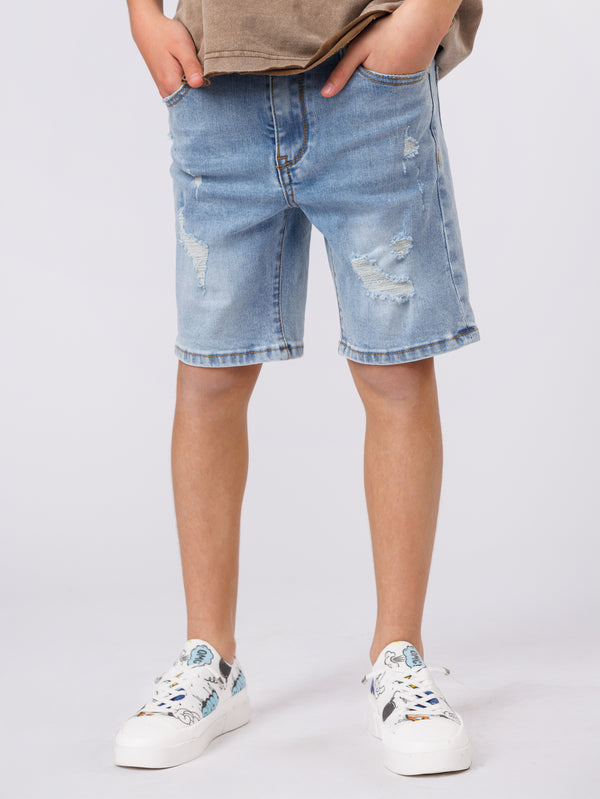 JEANS BERMUDA Light Blue / 14