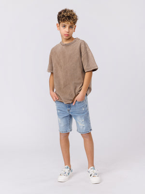 JEANS BERMUDA Light Blue / 14
