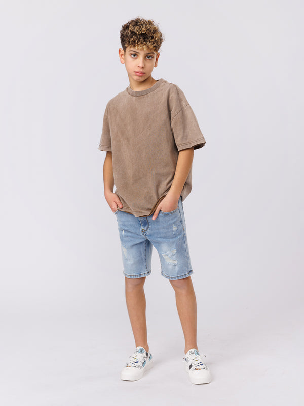 JEANS BERMUDA Light Blue / 14