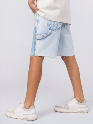 JEANS BERMUDA Light Blue / 14