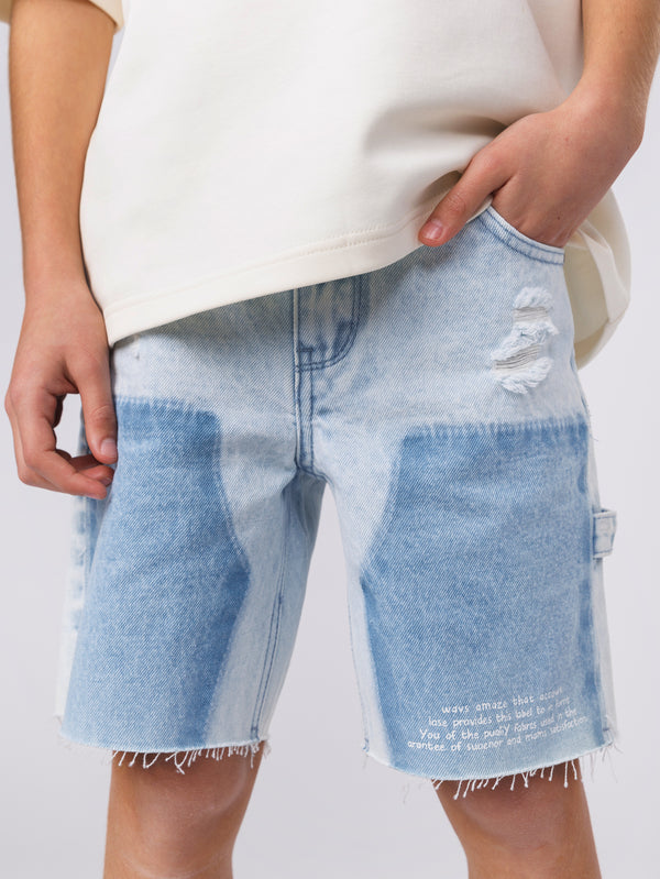 JEANS BERMUDA Light Blue / 14