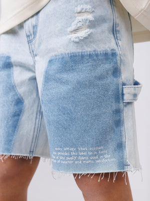JEANS BERMUDA Light Blue / 14