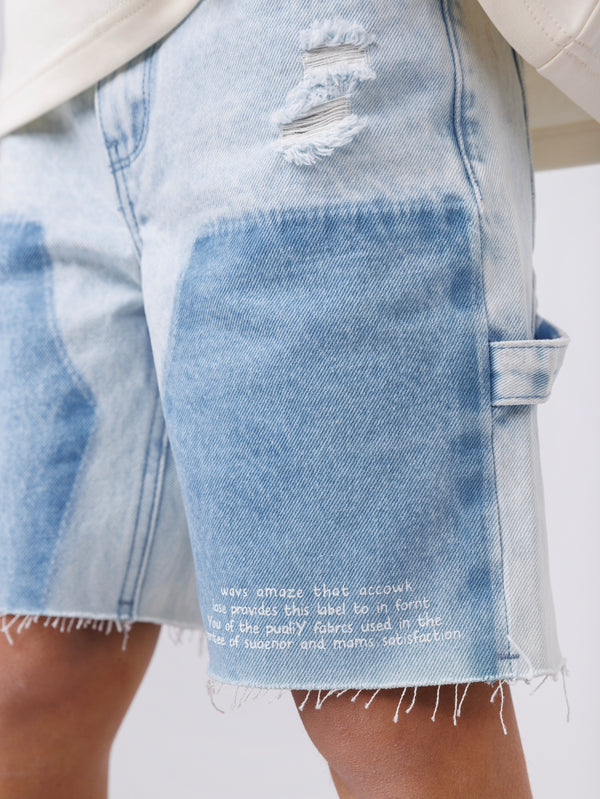 JEANS BERMUDA Light Blue / 14
