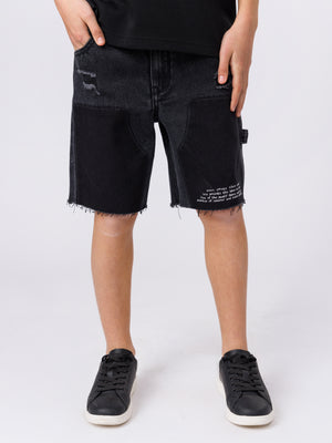 JEANS BERMUDA Black / 14