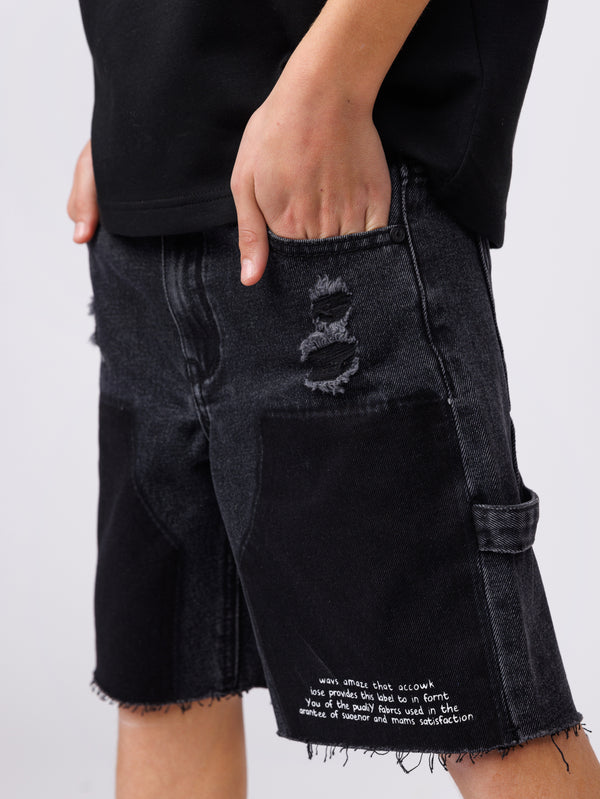 JEANS BERMUDA Black / 14