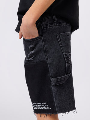 JEANS BERMUDA Black / 14