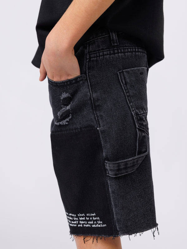 JEANS BERMUDA Black / 14