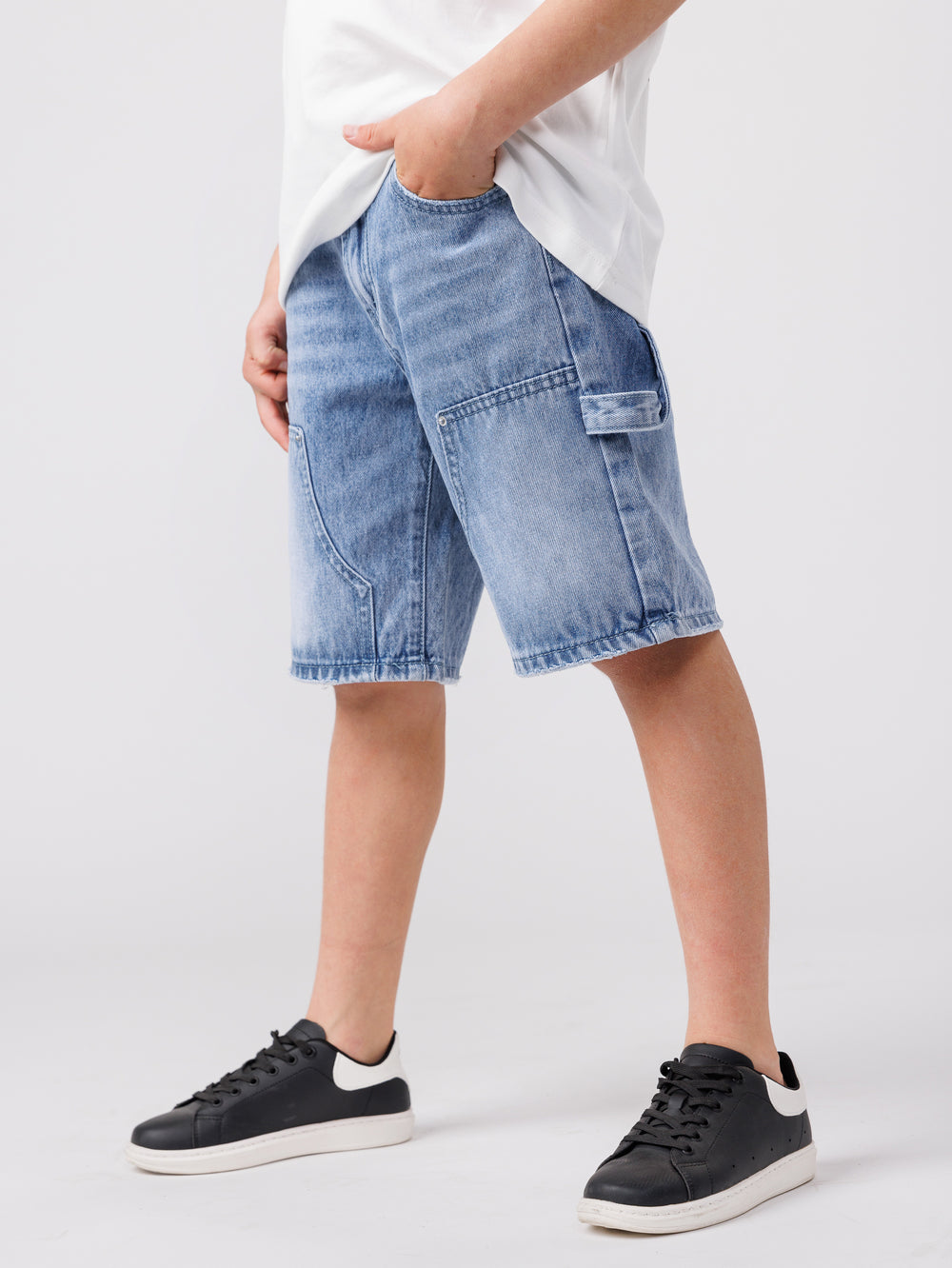JEANS BERMUDA Light Blue / 14